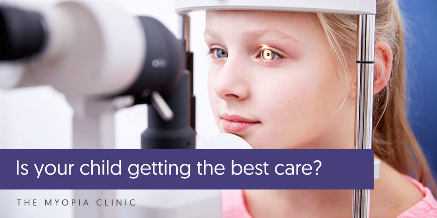 Ensure your child is getting the best care for their myopia condition. At the Melbourne Myopia Clinic we measure and monitor eye length growth and provide a complete range of treatment options for children to prevent their eyes from worsening.