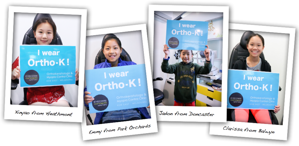 Our Melbourne Ortho K clients from Balwyn, Heathmont, Doncaster and Park Orchards.